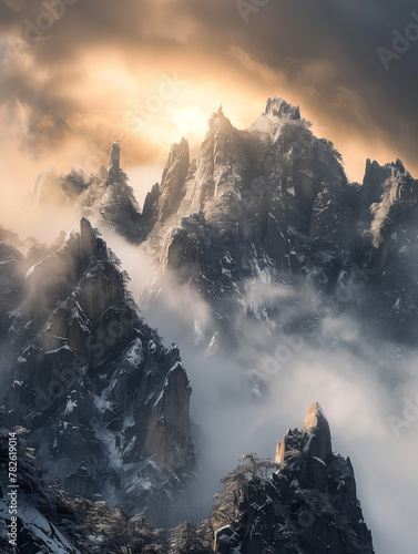 snow-covered peaks © ch3r3d4r4f43l