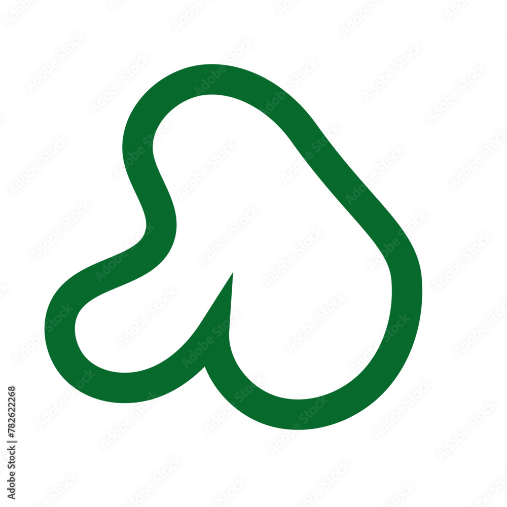 Abstract green lines vector Abstract green lines vector