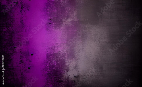 Purple background with faint texture and distressed vintage grunge and watercolor paint stains in elegant rich backdrop illustration photo