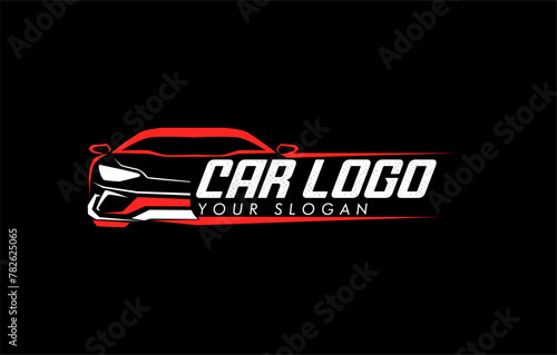 illustration car logo template for car wash,modification, garage