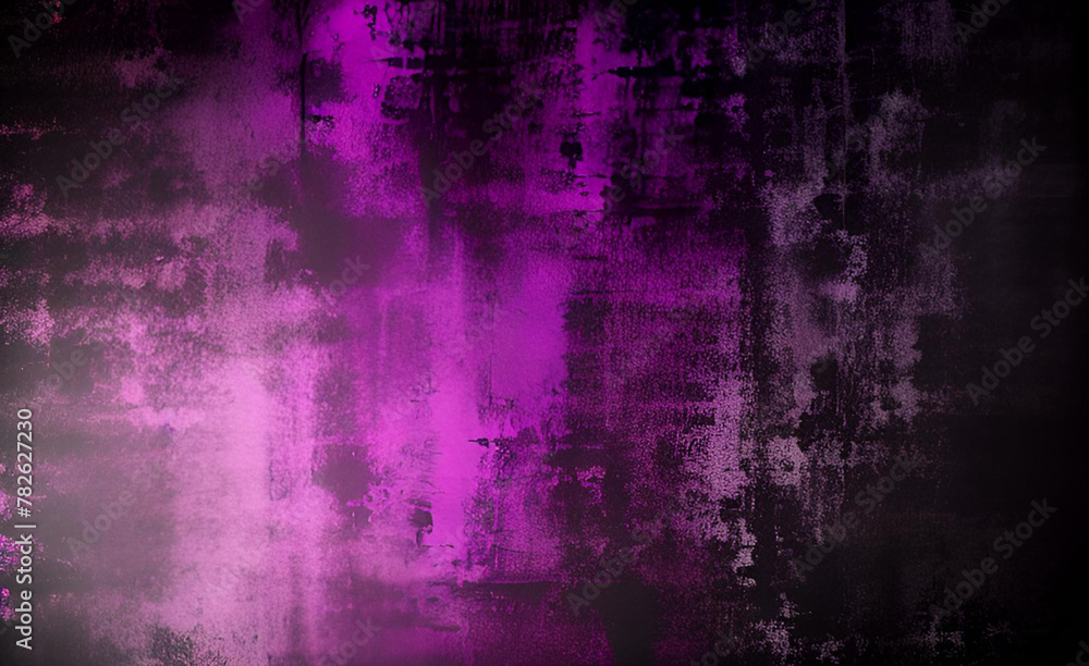 Purple background with faint texture and distressed vintage grunge and watercolor paint stains in elegant rich backdrop illustration