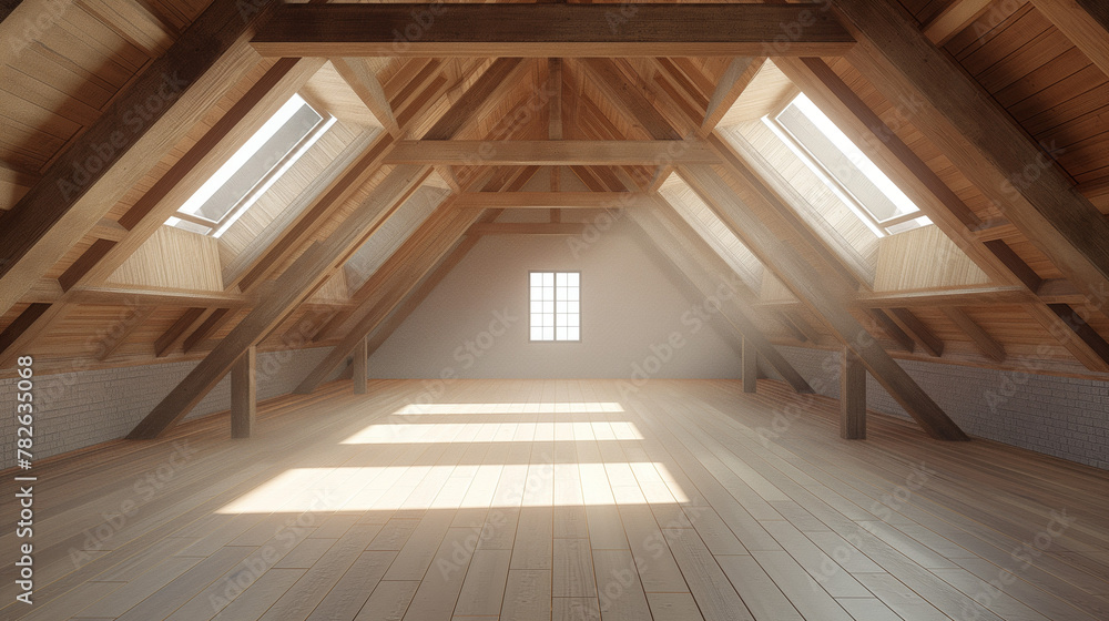 Realistic photo for blog post entitled Adaptation of attic in a single-family and multi-family building for commercial purposes. Realistic photo for blog post entitled Adaptation of attic in a single-family and multi-family building for commercial purposes.