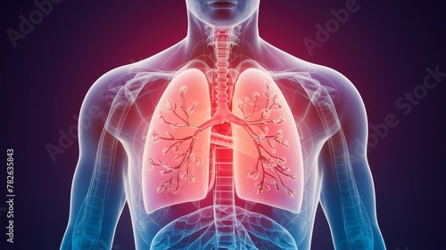 image of human lung anatomy