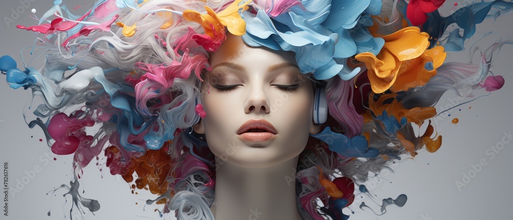 the face of the agency for the creation and promotion of websites, white background with flowers the face of the agency for the creation and promotion of websites, white background with flowers