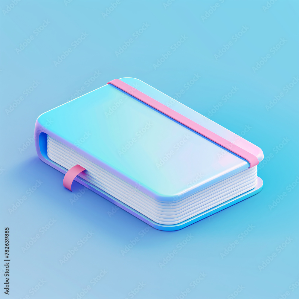 3D self-study concept, journal online education reading and learning concept illustration 3D self-study concept, journal online education reading and learning concept illustration