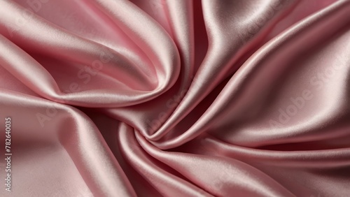 Pink elegant soft silk satin background with space for design, elegant fabric for backgrounds