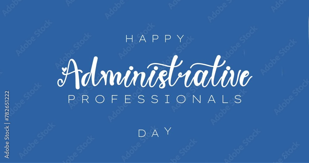 Administrative Professionals Day Holiday Video Concept Administrative Professionals Day Holiday Video Concept