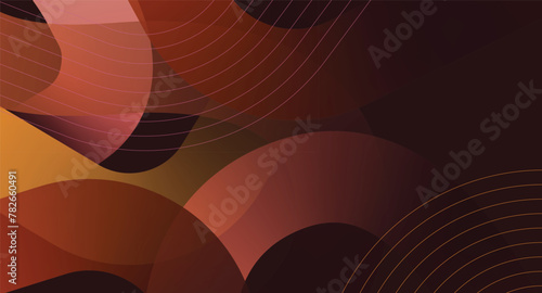 duct background banner, abstract background of minimalist ducts of brown and corinthian lines