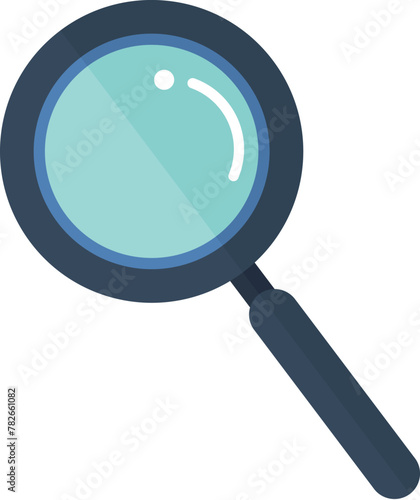 Flat style magnifier