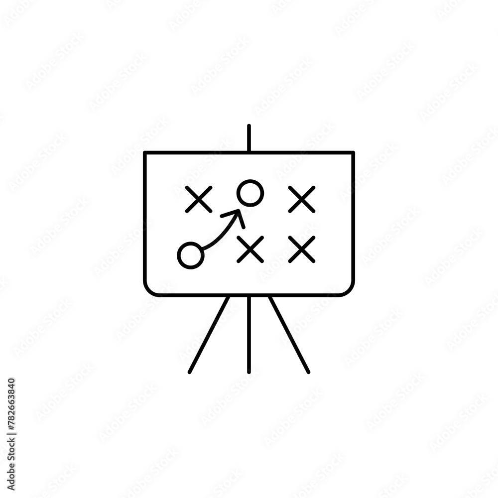board, plan icon. business plannin simple flat liner illustration for web and app..eps board, plan icon. business plannin simple flat liner illustration for web and app..eps