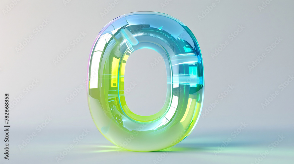 3D three-dimensional number 0, shopping mall opening countdown scene poster illustration 3D three-dimensional number 0, shopping mall opening countdown scene poster illustration