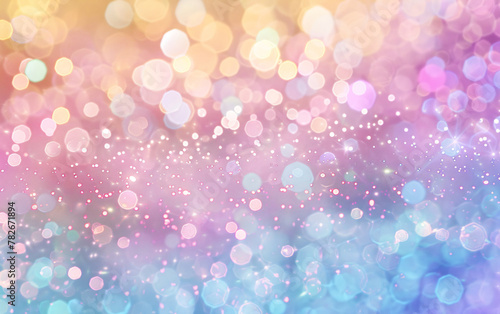 Blurred colorful abstract background, smooth transition of iridescent colors, colorful gradient