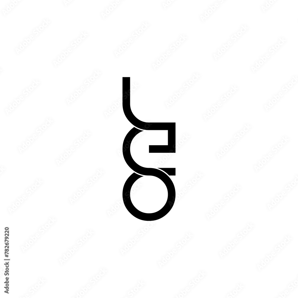 leo lettering initial monogram logo design leo lettering initial monogram logo design