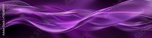A radiant orchid purple background with a billowing wave of smoke swirling across the banner