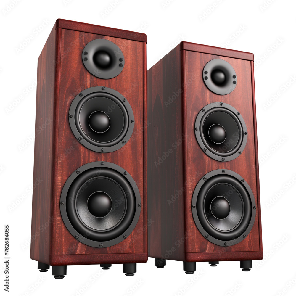 Components of a sound system speaker box that produces high quality bass music to complement the home interior with a transparent background. Great for business, background, web, design etc Components of a sound system speaker box that produces high quality bass music to complement the home interior with a transparent background. Great for business, background, web, design etc