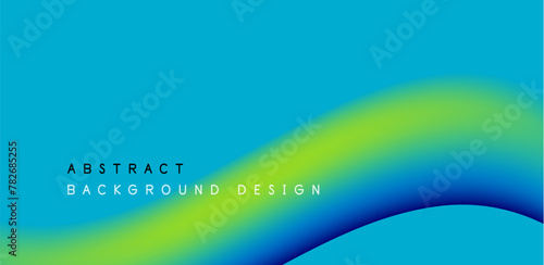 Abstract vector backdrop with fluid, geometric elements. Harmonious blend of form and color, evoking dynamic and captivating visual landscape for wallpaper, banner, background, landing page