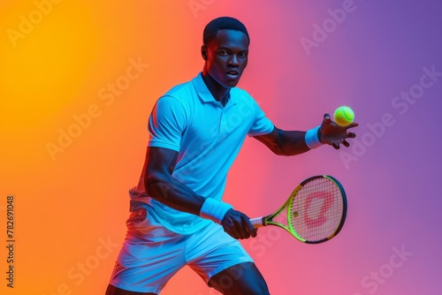 Tennis Player in Action © Pure Imagination