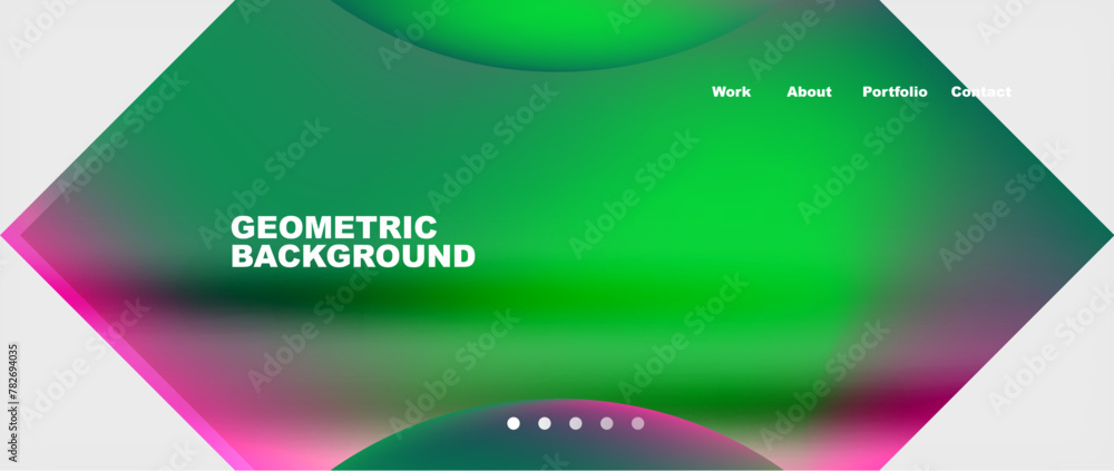Minimal geometric web site page template design. Vector Illustration For Wallpaper, Banner, Background, Card, Book Illustration, landing page Minimal geometric web site page template design. Vector Illustration For Wallpaper, Banner, Background, Card, Book Illustration, landing page