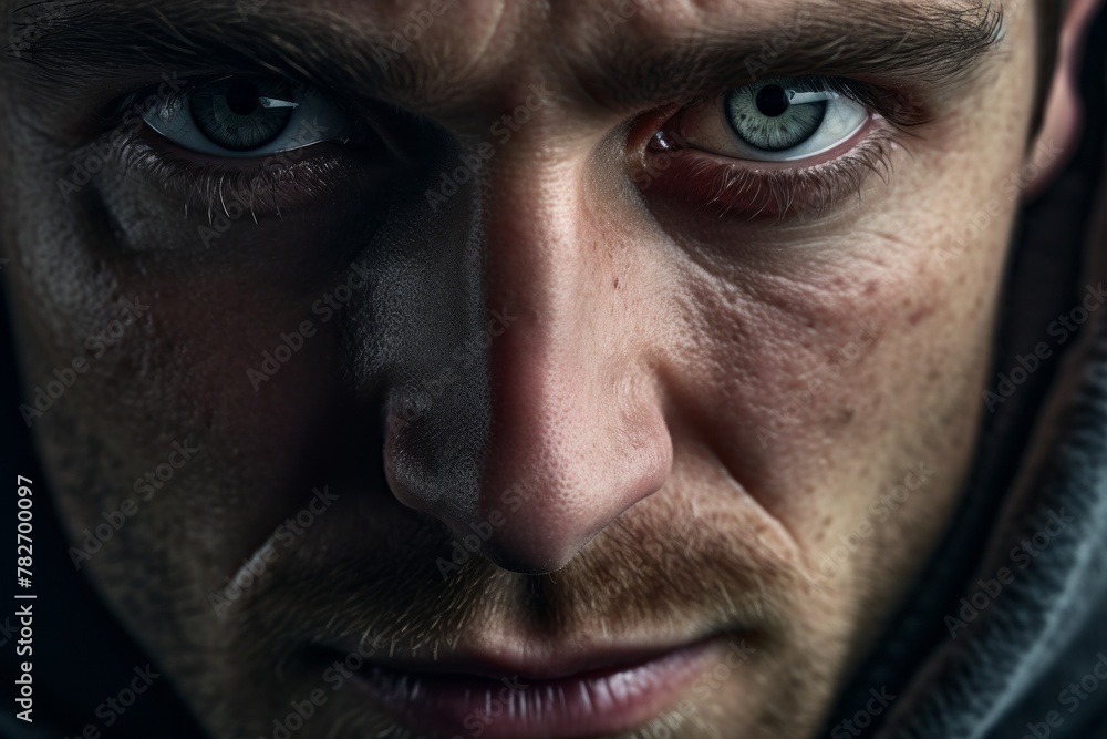 Obraz premium Solemn Expression of Depression