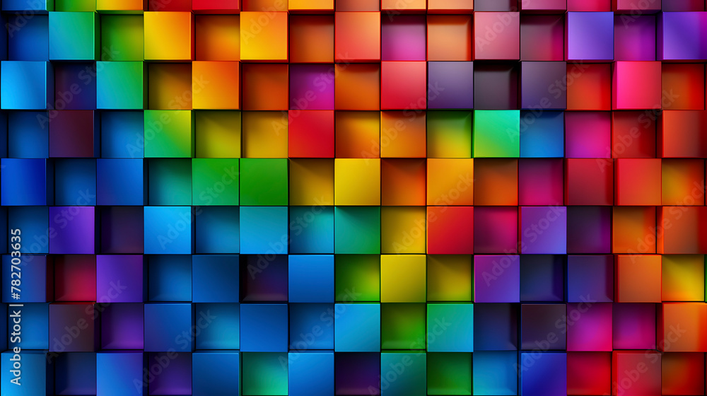 Digital color mosaic square abstract graphic poster web page PPT background Digital color mosaic square abstract graphic poster web page PPT background