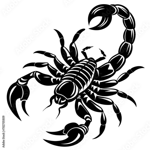 scorpion tattoo vector