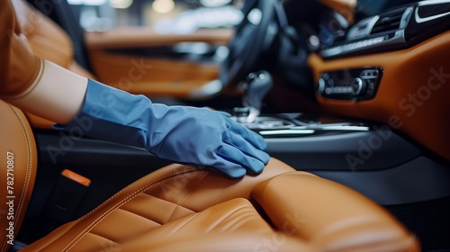 Maintaining Luxury Car's Leather Interior © admin_design
