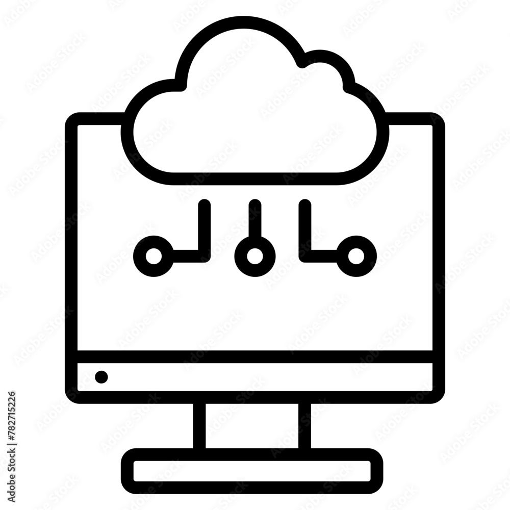 Edge Computing Icon Element For Design Edge Computing Icon Element For Design