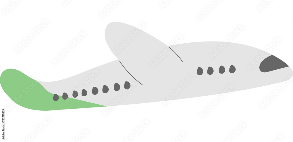 Fototapeta premium 하늘 위 비행기