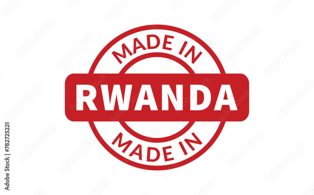 Made In Rwanda Rubber Stamp Made In Rwanda Rubber Stamp