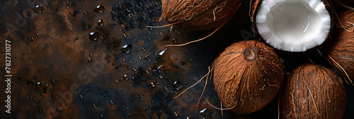 close up of a coconut, generative AI © VALUEINVESTOR