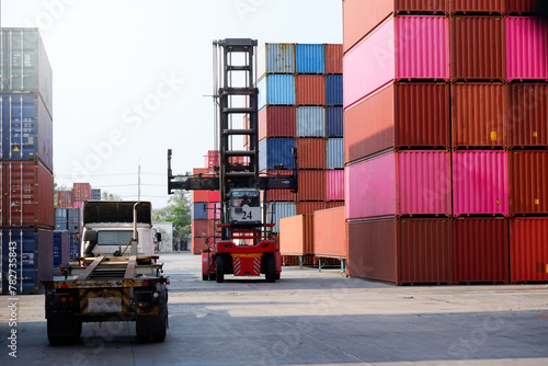 Container forklifts are important tools for transporting goods in the logistics industry.