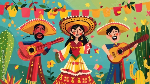 Hispanic Heritage Month Cartoon