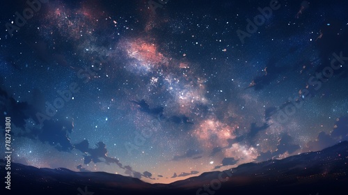 星空の天の川銀河6