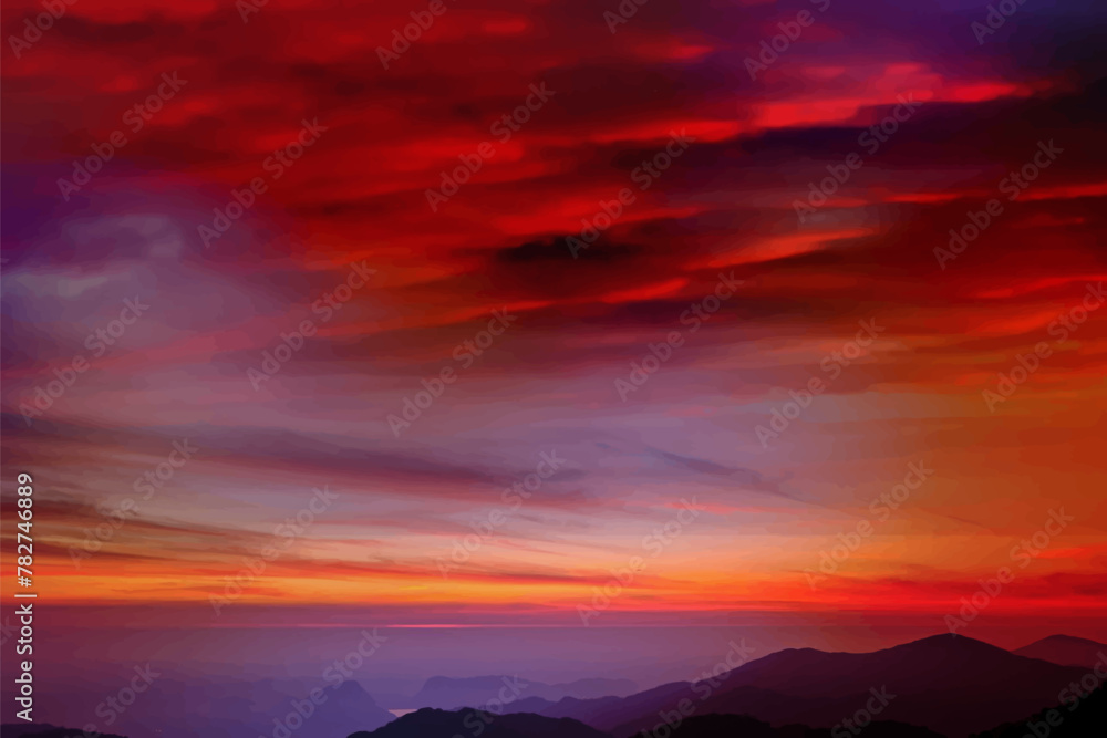 A afternoon yellow color sky with a cloud wave The sky is filled with different lightning bolt background A afternoon yellow color sky with a cloud wave The sky is filled with different lightning bolt background