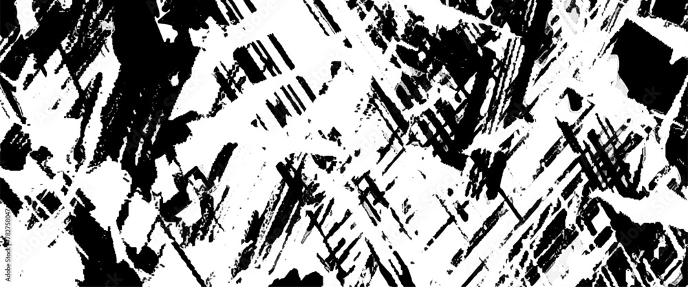 Vector glitch grunge overlay black diagonal texture, rough, scratch, splatter grunge pattern design brush strokes. Vector glitch grunge overlay black diagonal texture, rough, scratch, splatter grunge pattern design brush strokes.