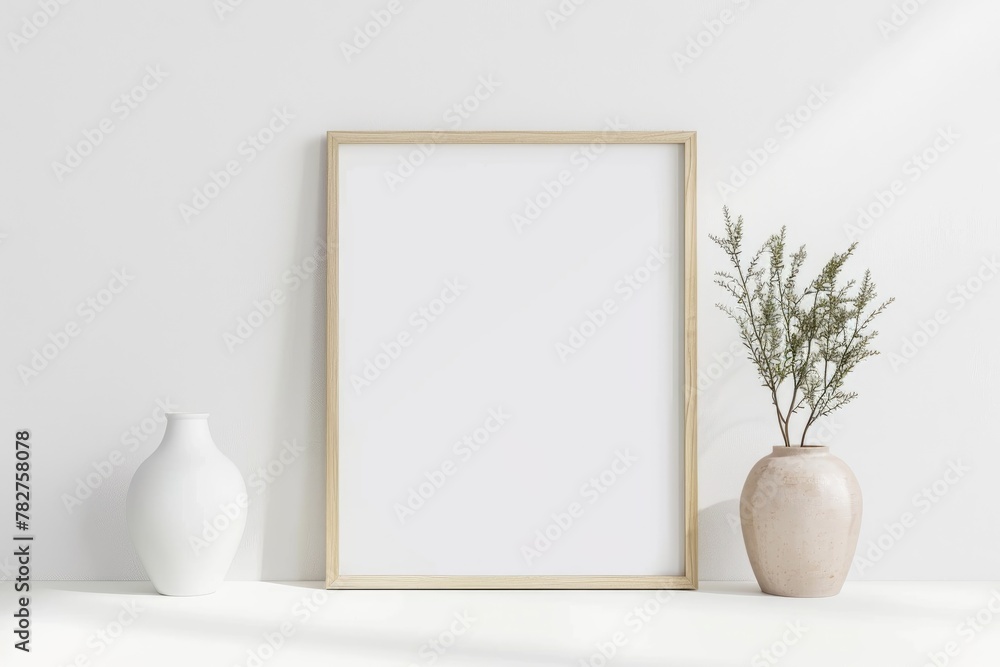 mockup from a horizontal positioned photo frame on the white wall, the aspect ratio of the photo frame is exactly 16 to 9. mockup from a horizontal positioned photo frame on the white wall, the aspect ratio of the photo frame is exactly 16 to 9.