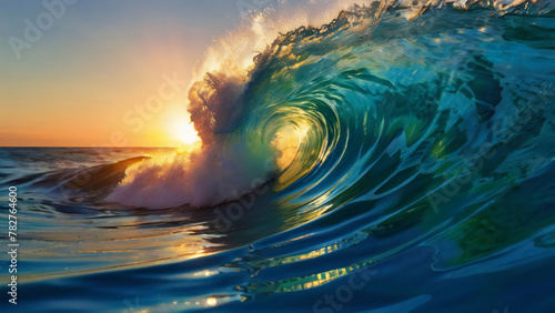 Big waves and the first sunrise