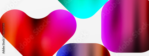 Metal colorful plates background. Vector Illustration For Wallpaper, Banner, Background, Card, Book Illustration, landing page