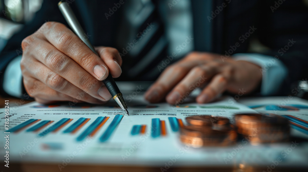 Financial advisor explaining tax-efficient investment options to clients. Financial advisor explaining tax-efficient investment options to clients.
