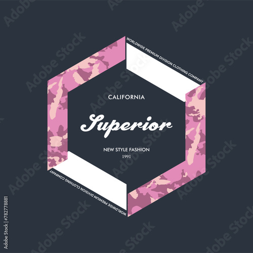 California. Superior. New style fashion.