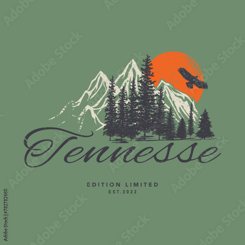 Tennesse edition limited. Slogan for t shirt.

