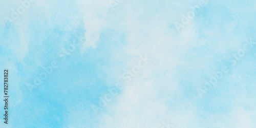 blue watercolor abstract sky blue background, soft cloudy watercolor abstract painting background, gradient light sky blue shades grunge cloudy watercolor background on white paper texture.