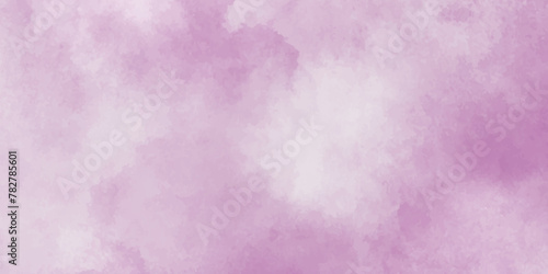 Soft and cloudy watercolor stain of pink paint texture, brush painted watercolor abstract painting background, fresh and blurry pink, abstract color pink texture background on black canvas with smoke. photo