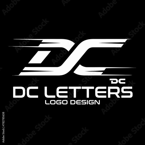 DC Letters Vector Logo Design 