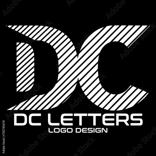 DC Letters Vector Logo Design 