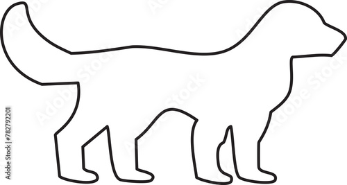 outline dogs icon symbol