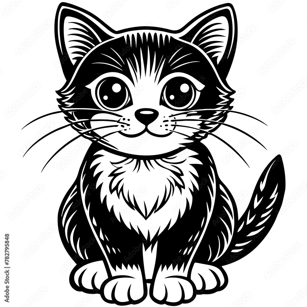 black and white cat black and white cat