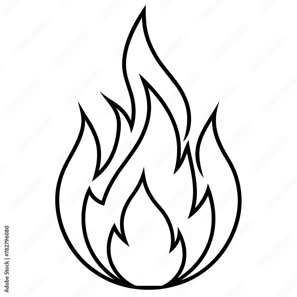 fire flames set fire flames set