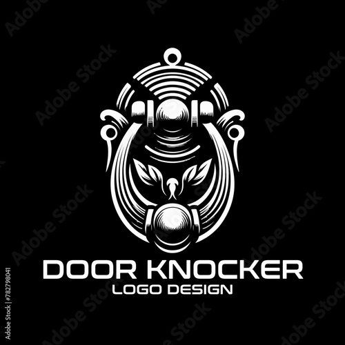 Door Knocker Vector Logo Design