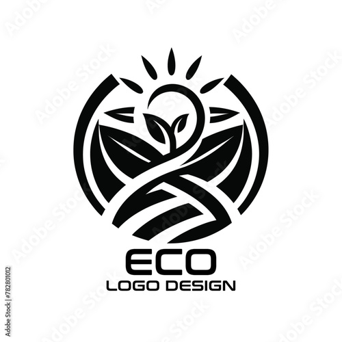 Eco Vector Logo Design photo